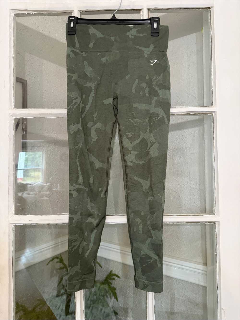 Gymshark Women Olive Camo Active Leggings